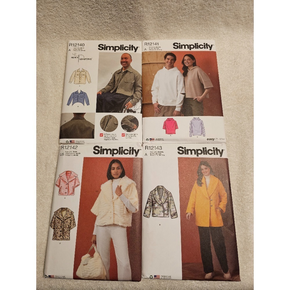 Simplicity R12140 R12141 R12142 R12143 Sewing